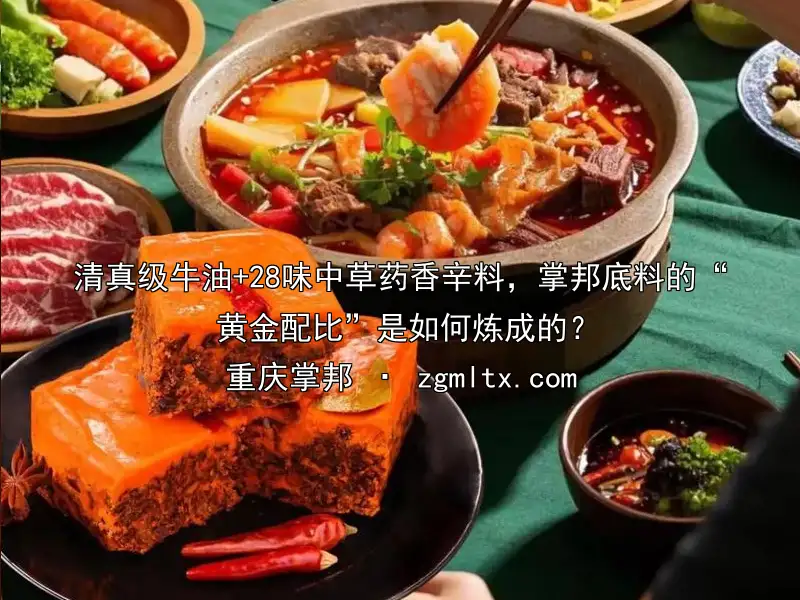 清真级牛油+28味中草药香辛料，掌邦底料的“黄金配比”是如何炼成的？